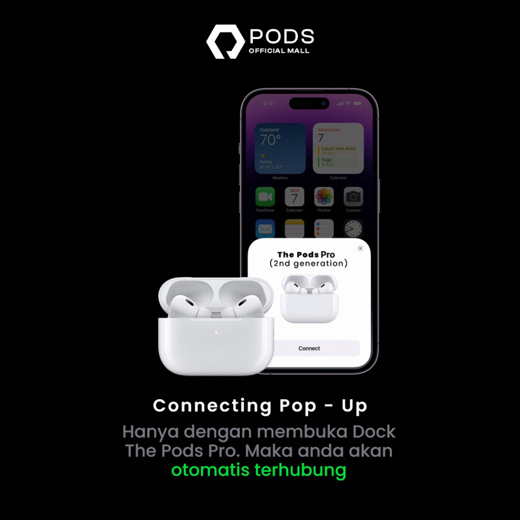 [TWIN SERIES] ThePods PRO (2ND GENERATION / PRO 2 with H2 CHIP) - Final Upgrade + IMEI / Serial Number Valid + Active Noise Cancellation by Pods Indonesia