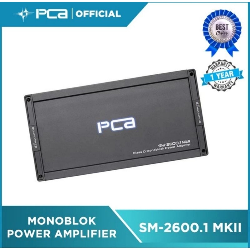 Power Amplifier MONOBLOCK PCA SM2-2600.1D MKII MONOBLOK PCA 2600.1D AMPLIFIER MOBIL HIGH QUALITY