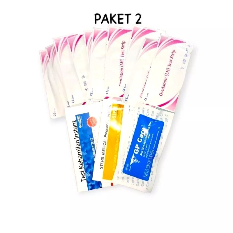 10pcs Ovulation LH Test Strip 3pcs Test Hamil