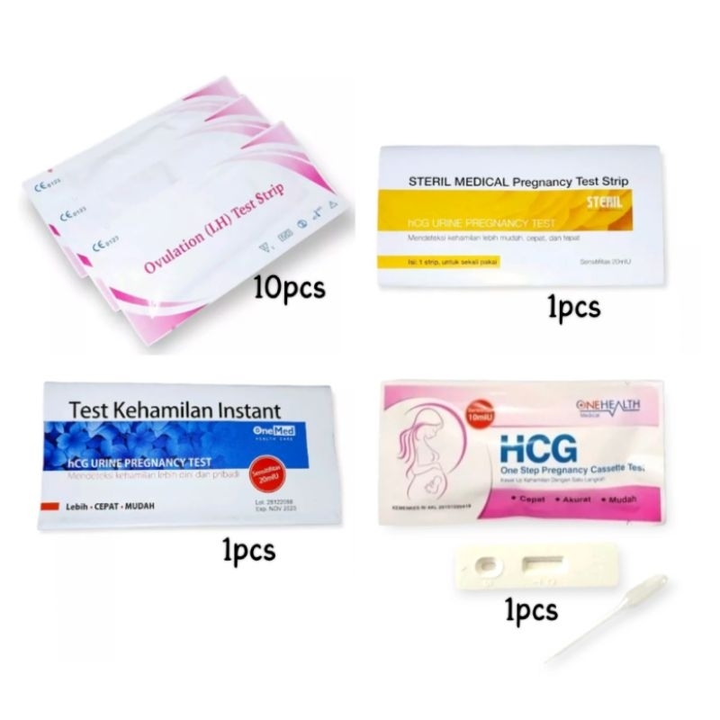 10pcs Ovulation LH Test Strip 3pcs Test Hamil