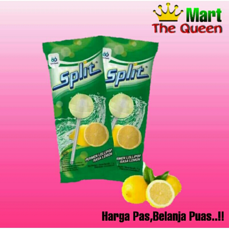 

SPLIT Permen lollipop renceng 10 pcs