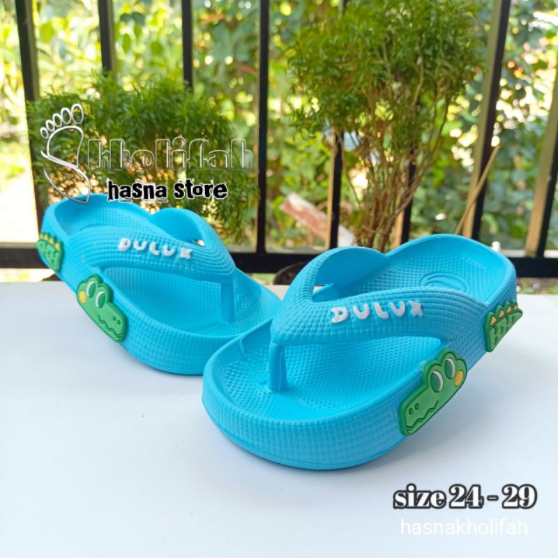 Sandal anak laki-laki karakter buaya darat size 24-29 Dulux 510D-by series