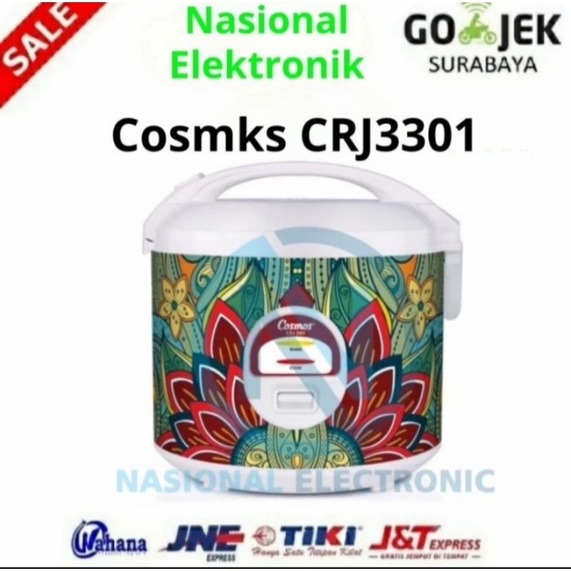 Magic com Cosmos CRJ3301/Penanak Nasi Cosmos CRJ3301/ Magic com Cosmos 1.8 liter/Magic com Cosmos CR