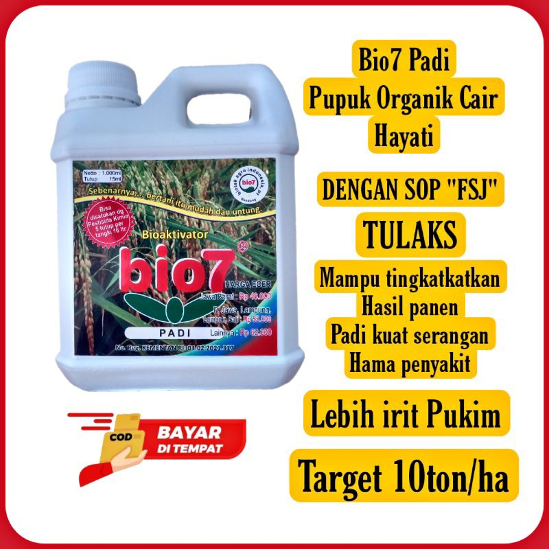 Pupuk Organik Bio7 Padi untuk Jagung