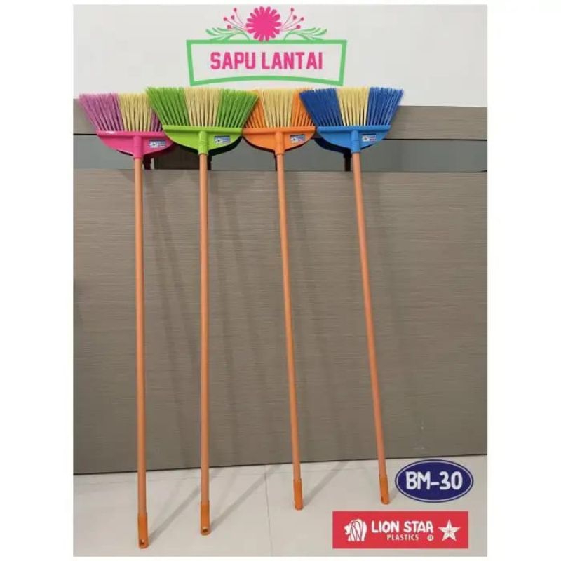 sapu plastik sapu lantai Lion Star BM-30