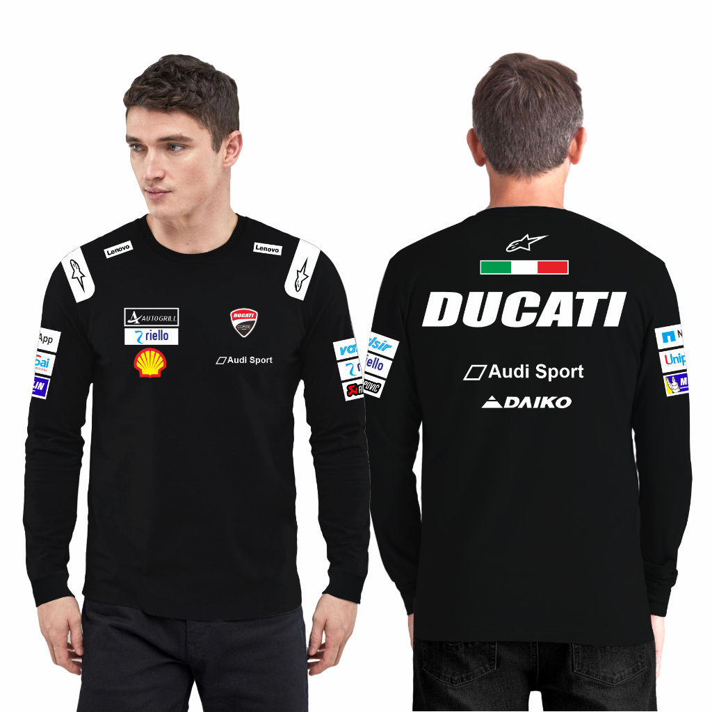 kaos lengan panjang Kaos Mandalika Racing Team Original / KAOS MOTOGP TERBARU / kaos ducati premium