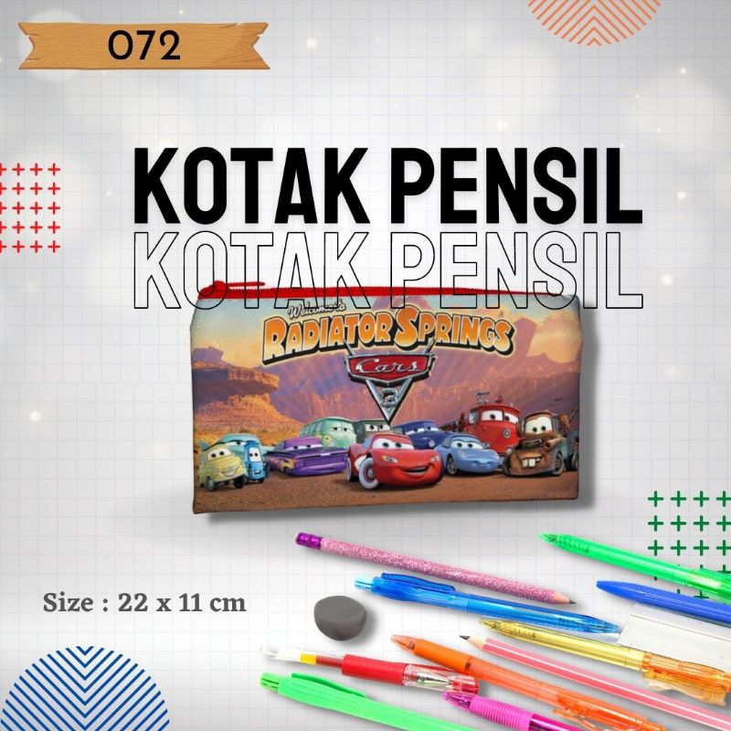 

Tempat Pensil, Kotak Pensil 079 gambar Radiator Springs cars Serbaguna Murah Dan Kualitas Terjamin.