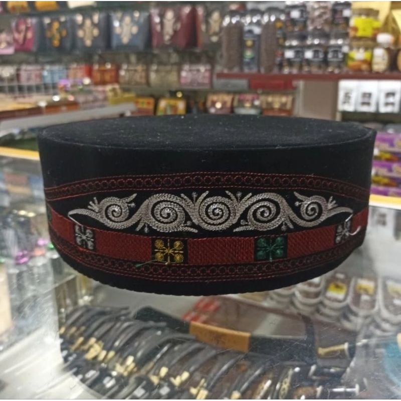 Peci Khas Aceh Motif Gayo || Peci Gayo Khas Aceh Bahan Premium
