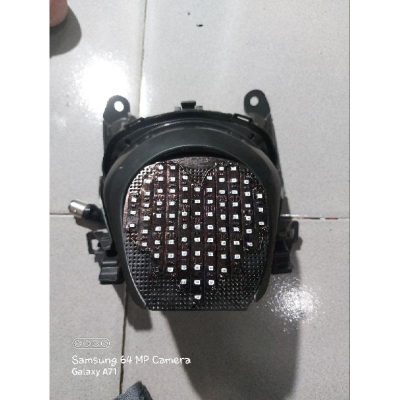 Lampu stoplamp running scoopy donat esp R12 2017 2018 2019 8 mode auto pnp