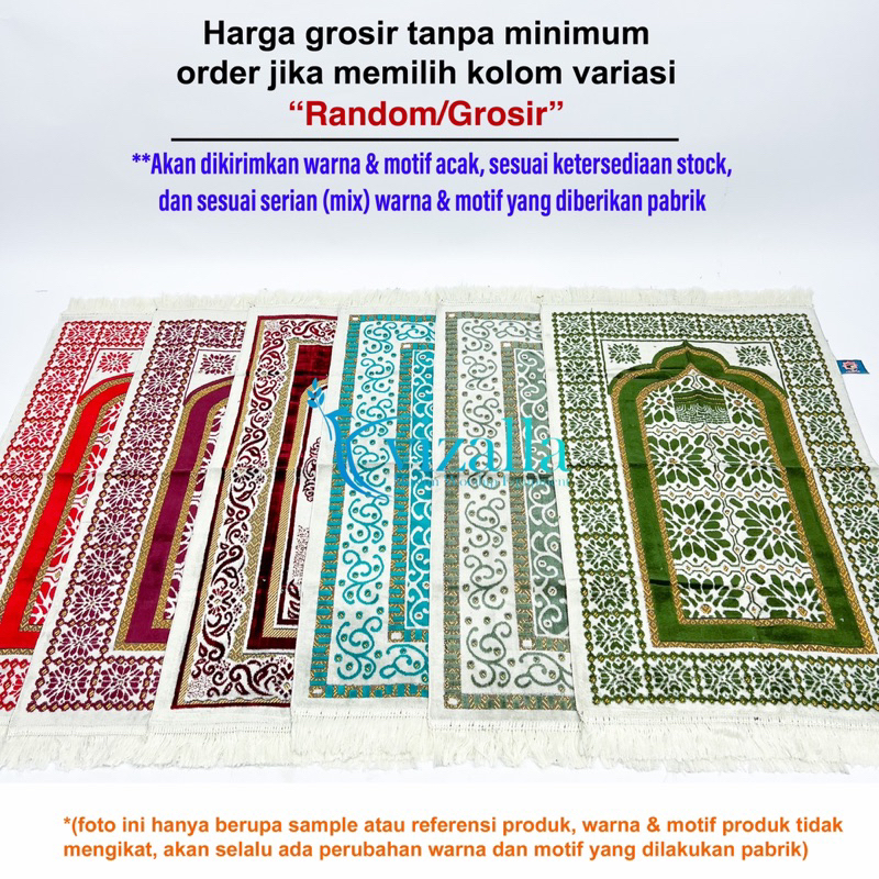 Sajadah Qibla Besar/  110*65 Sajadah Spiegel/ Grosir Sajadah