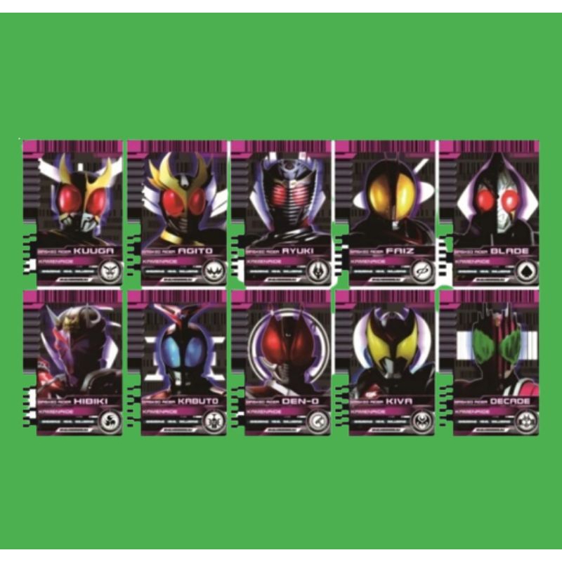 CARD CUSTOM KAMEN RIDER DECADE MAIN FORM CARD
