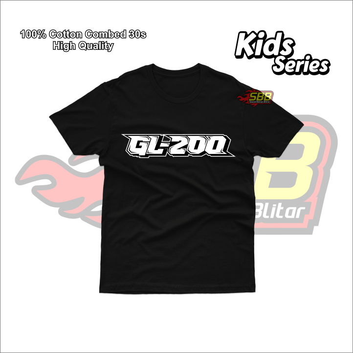 Baju Kaos Anak GL200 Racing Katun Combed Sound Balap Blitar