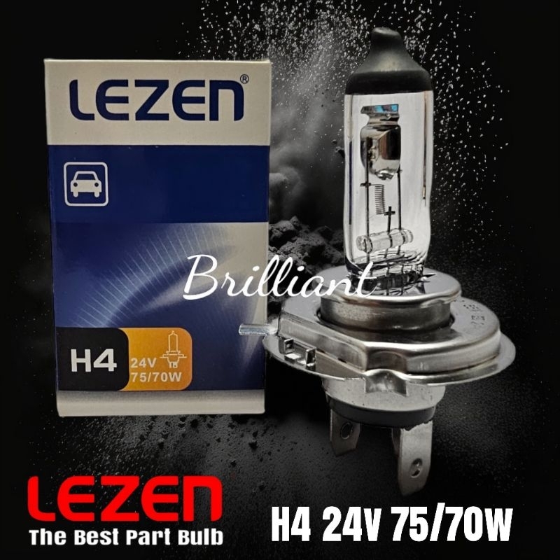 Lampu Mobil Bohlam Halogen - H4 - LEZEN Original - Harga Pcs Satuan