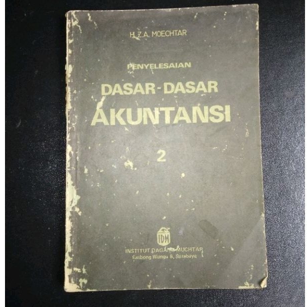 PENYELESAIAN DASAR DASAR AKUNTANSI - H Z A MOECHTAR