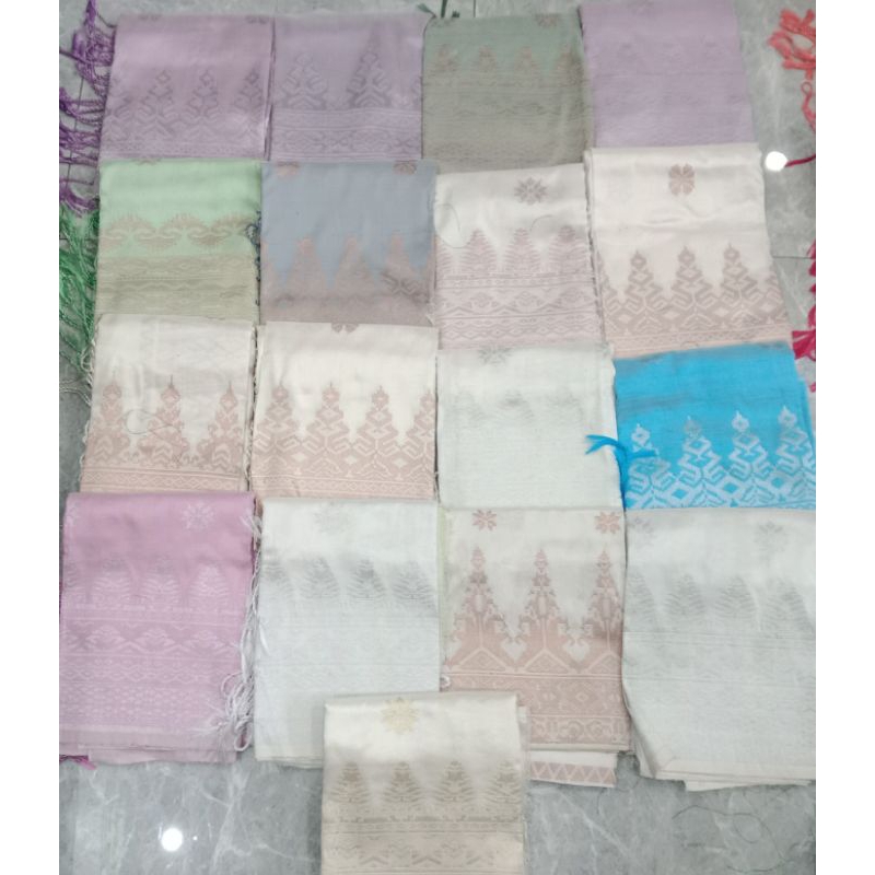 songket silungkang warna soft