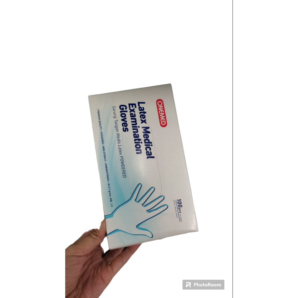 [✅𝐂𝐎𝐃]Sarung Tangan Latex Medical Examination Gloves