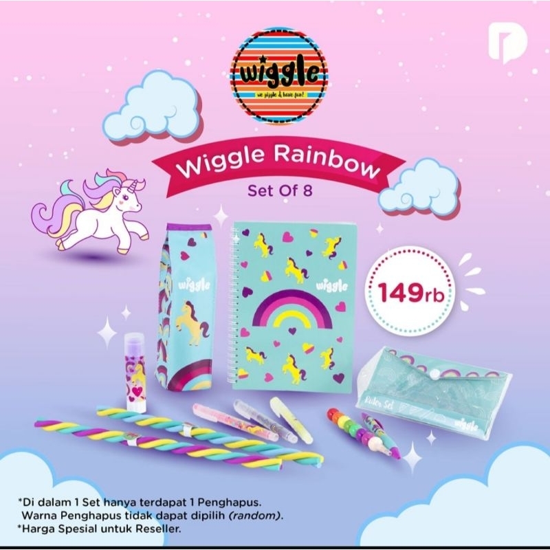 

Wiggle Rainbow Set Alat Tulis Lengkap