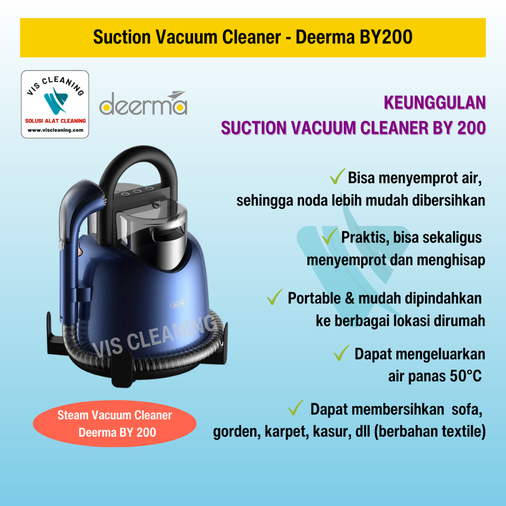 Suction Vacuum Cleaner (Vacuum Extractor) - Deerma BY 200