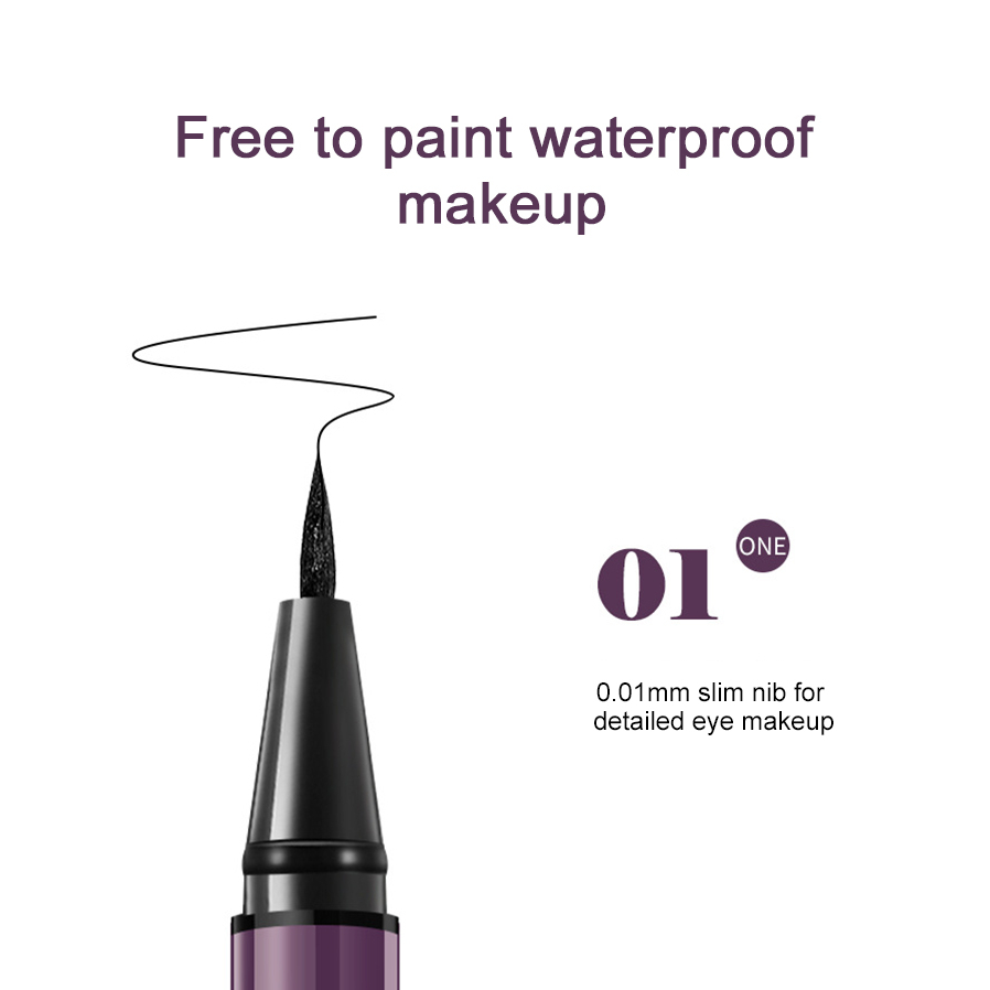 SVMY Purple Mascara  Achieve Long-Lasting Slender  Curling Lashes with Waterproof Formula