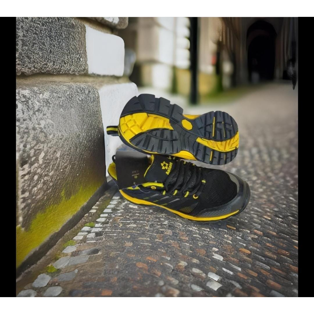Sepatu Safety Sporty aolang Sepatu Ujung Besi import kode 36