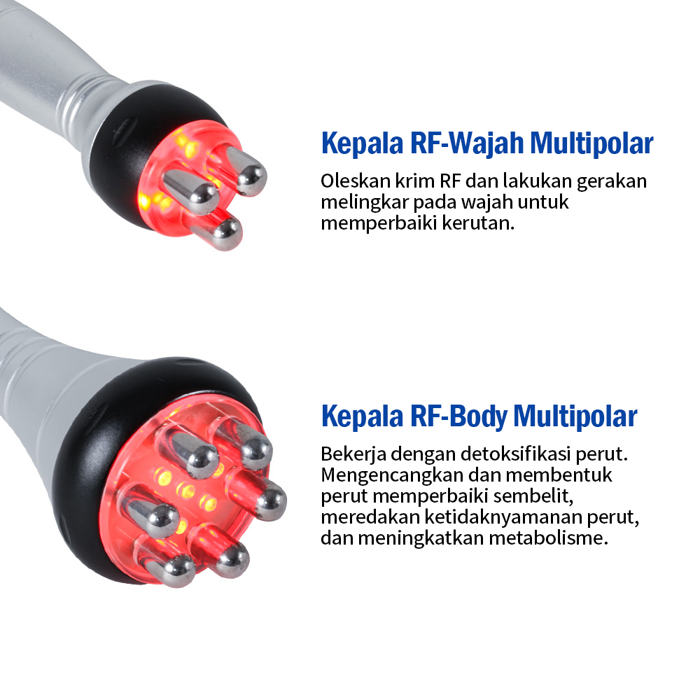 BLUE SKY Mini RF Wajah Badan Mengencangkan Kulit Alat Kecantikan 3 Polar 6 Polar Radio Frequency Lemak Sel membakar Menghilangkan Kerutan Kantung Mata