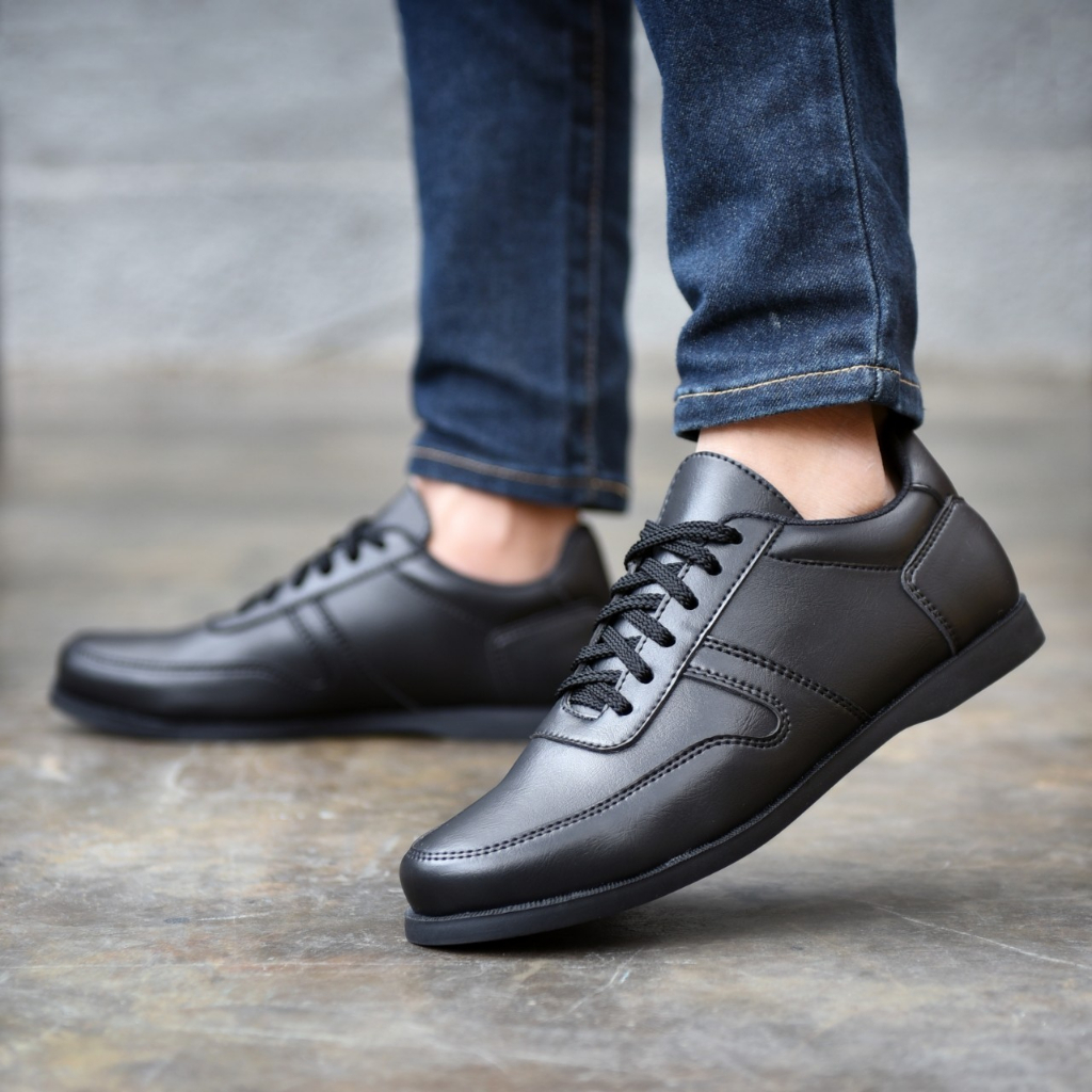 Sepatu Formal Pria Pantofel Kulit Kerja Casual Original Sneakers Pedro Hitam Brown Kantor Kuliah Pesta Kondangan Kasual Fashion Branded