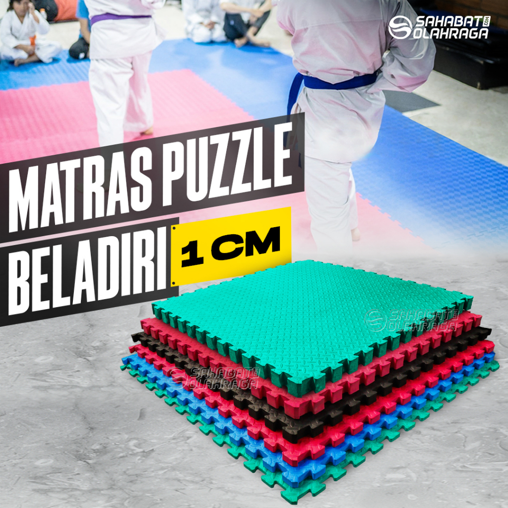 Matras Beladiri Puzzle 1 cm (karate,silat,taekwondo)
