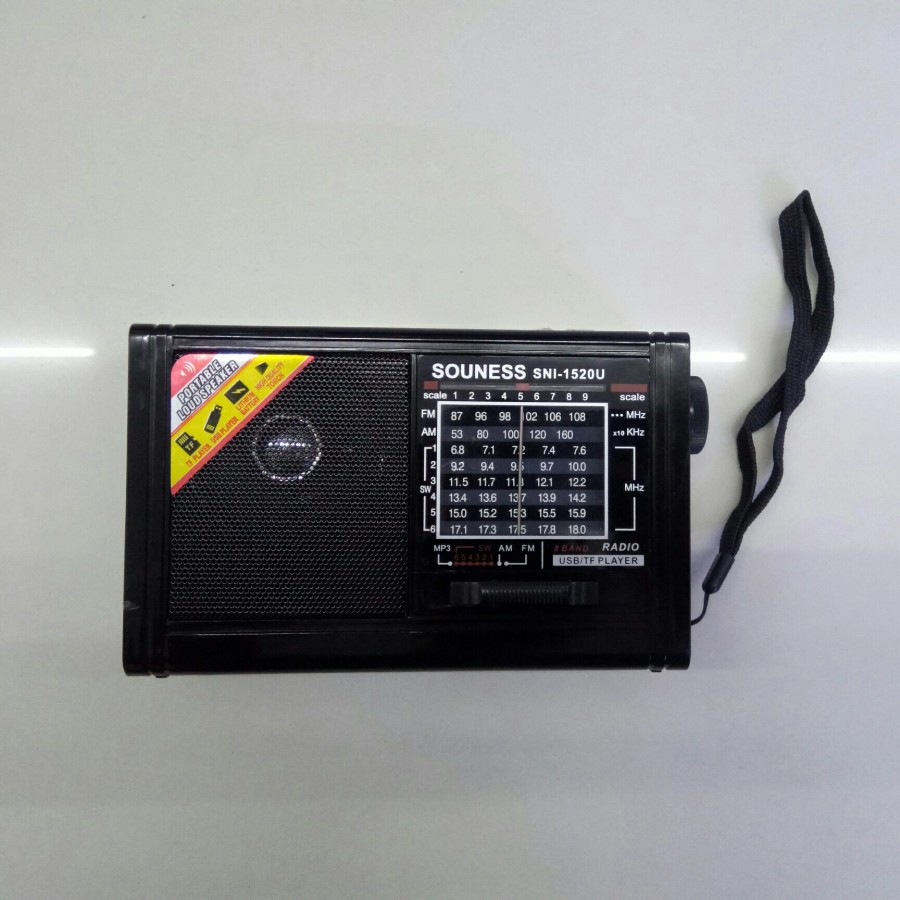 RADIO PORTABLE SOUNESS 1520/1521 AM FM USB MP3