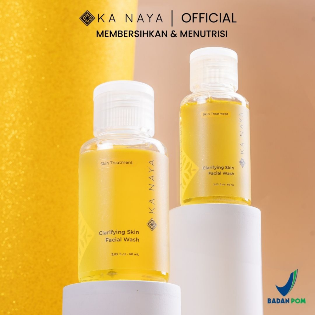 Ka Naya Facial Wash Pembersih Muka Pria - Pembersih Muka Pria - Sabun Wajah Glowing - Cuci Muka Pria