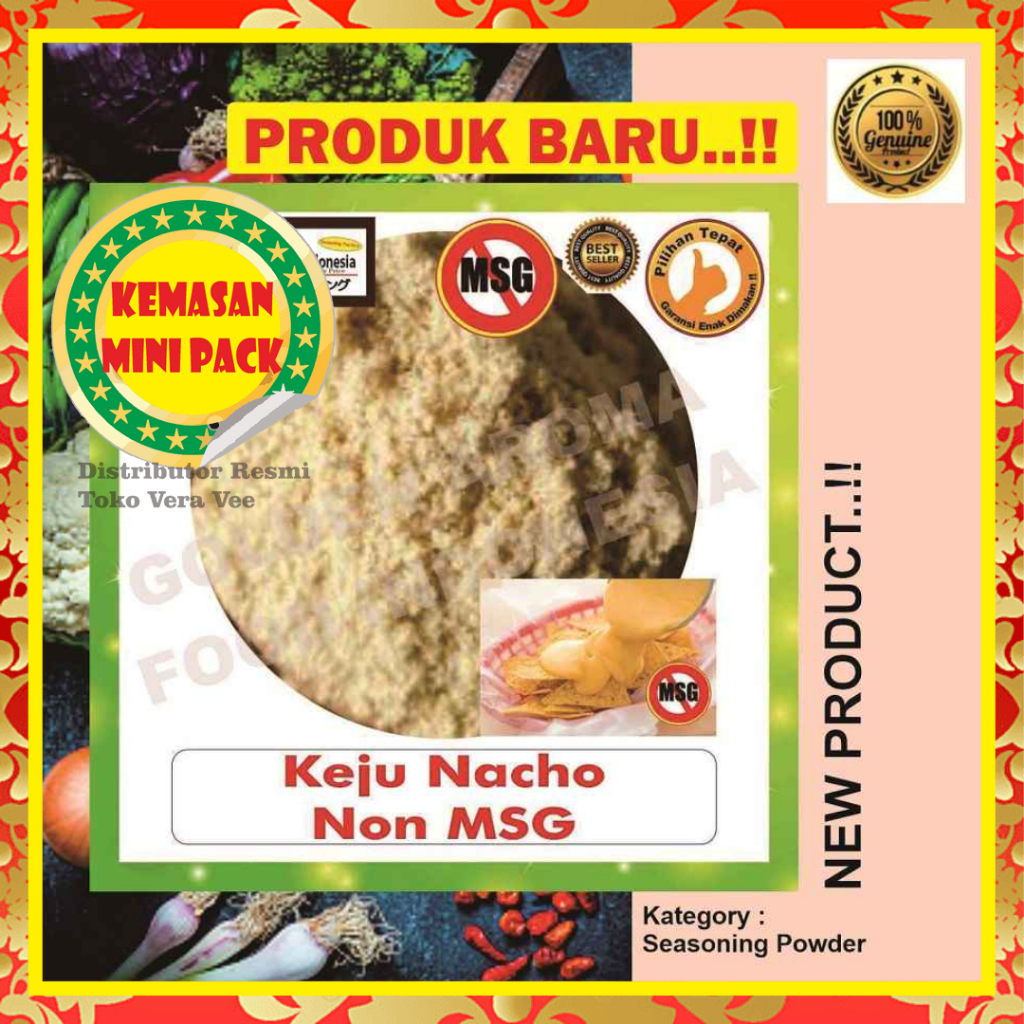 

Bumbu Tabur Rasa KEJU NACHO NON MSG 50Gr Bubuk Tabur KEJU NACHO NON MSG Powder Aneka Asin Manis Gurih Terbaik Premium Enak Impor Instan Grosir Kentang Goreng Basreng Buah Cimol Kripik Pisang Keripik Singkong Makaroni Cilung Jambu Gorengan Taiwan