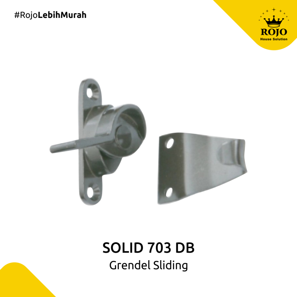 Solid Grendel Sliding 703 DB-Grendel Jendela