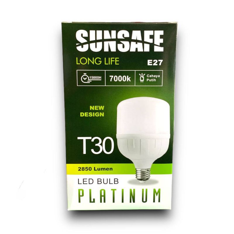 Lampu LED Model Tabung 30 watt SUNSAFE/Lampu LED Capsul Platinum
