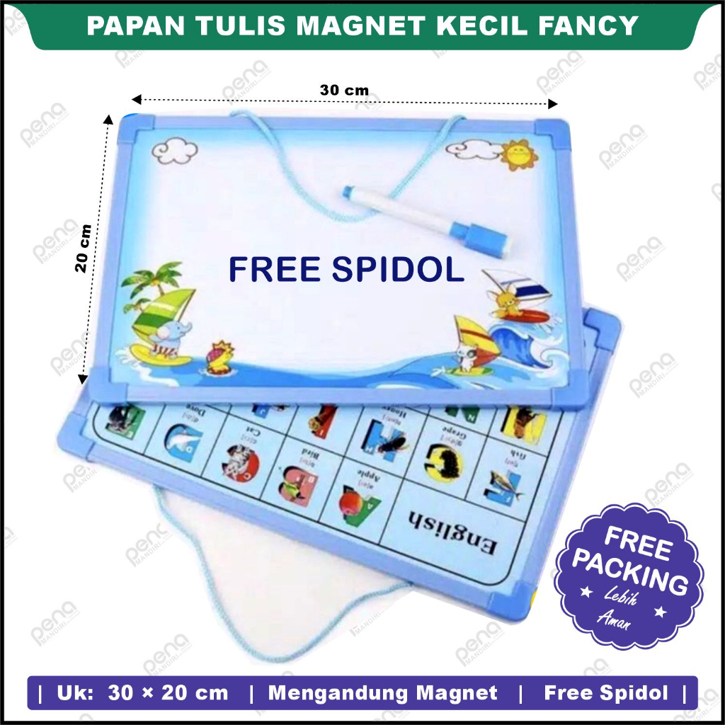 Papan Tulis Fancy Whiteboard Fancy Kecil 30 x 20 cm