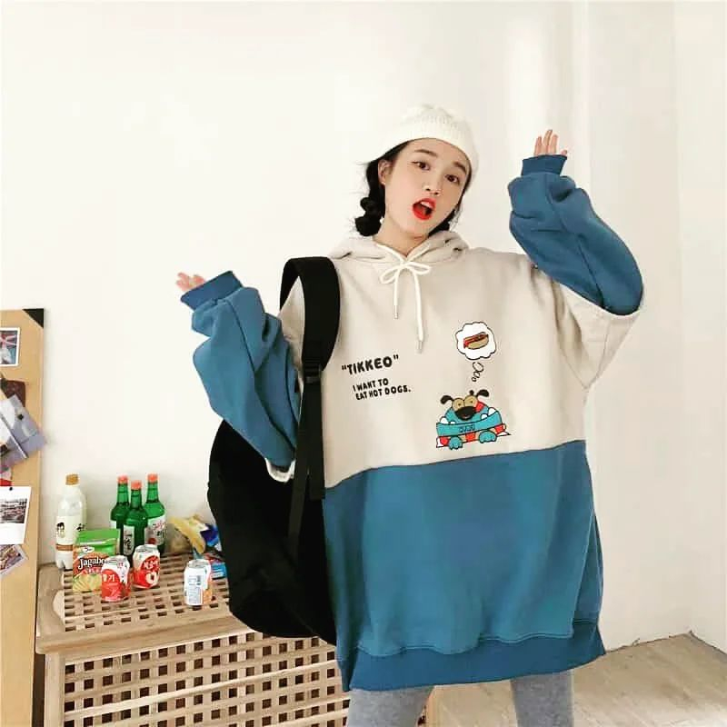 SWEATER WANITA TIKKEO HOODIE CS Bahan FLEECE LD 110 CM PB 65 CM SWEATER WANITA OVERSIZE // HOODIE WANITA KOREA TERBARU 2023 // SWEATER HOODIE POLOS PRIA WANITA FLEECE TEBAL PREMIUM