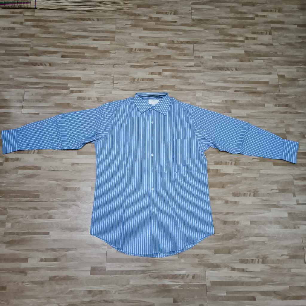 Kemeja Manhattan Planet Surf Biru Shirt Original Bekas