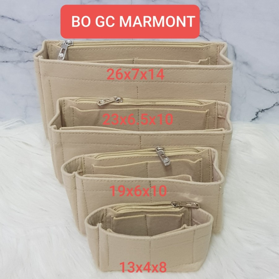 bag organizer for marmont bag / organizer tas / bag in bag