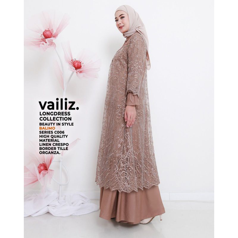 Gamis Wanita Terbaru Vailizz long Dress by Balimo