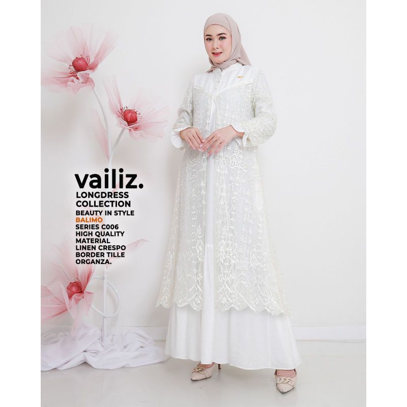 Gamis Wanita Terbaru Vailizz long Dress by Balimo