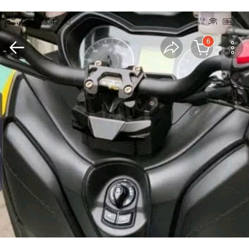 RAISER STANG XMAX 250 STANG XMAX250 STANG FATBAR XMAX 250 FULL CNC DUDUKAN STANG XMAX NEW 2023 CONNE