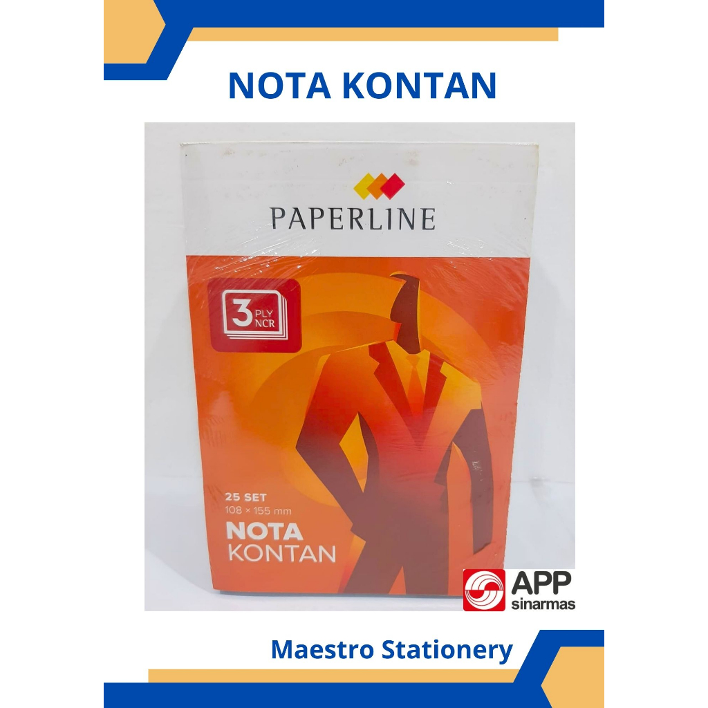 

Nota Kontan Kecil Paperline 3ply