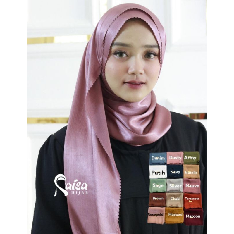 PASHMINA SILK LASER CUT || Pashmina cardenza by Raisa Hijab