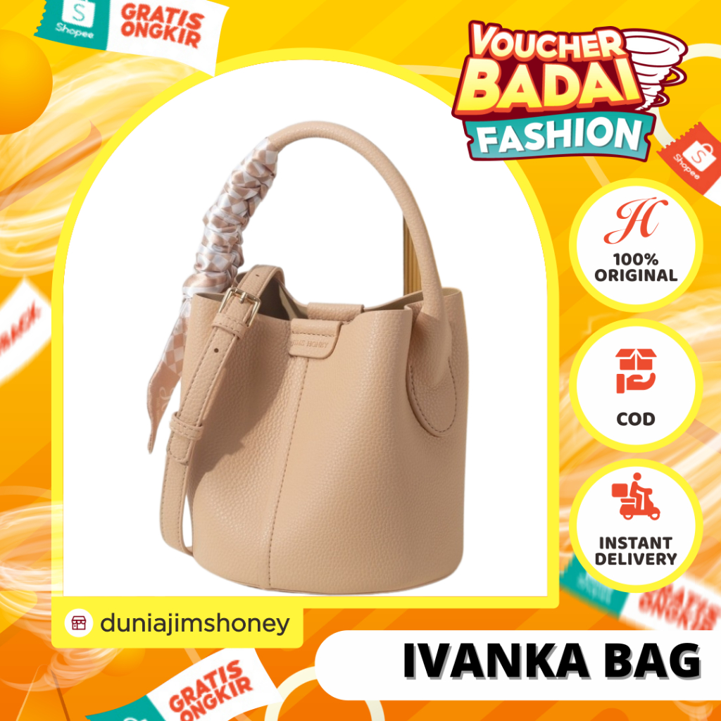 JIMS HONEY IVANKA BAG TAS SELEMPANG BUCKET WANITA