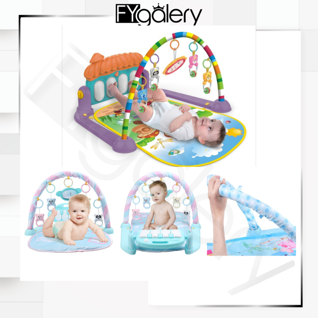 FYGALERY PM2388 Playgym Baby Playmate Matras Kasur Bayi Mainan Musik Piano Musical Multifungsi Murah