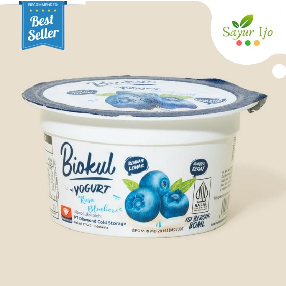 

Biokul Stirred Yogurt Blueberry 80 ML Susu Olahan Rasa Buah Blueberi