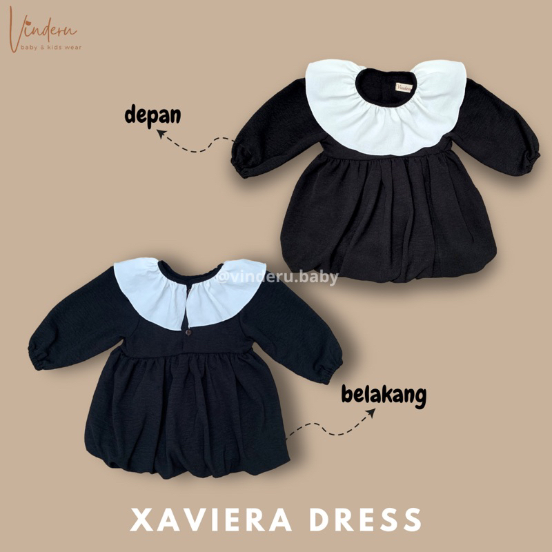 (VINDERU) DRESS BALON XAVIERA /Dress bayi/Dress balon