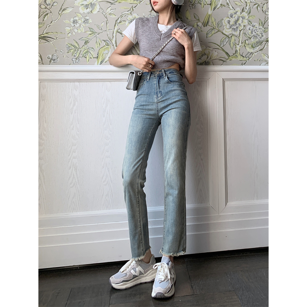 Celana Jeans Celana High Waist Wanita Skinny Jeans Korea Style Boyfriend Premium Import Jeans Stretch Wanita