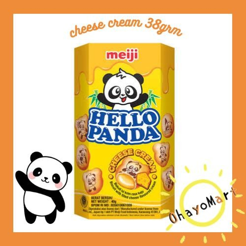 Hello Panda Biscuit Cheese Cream / Hello panda Biskuit rasa Keju 38g