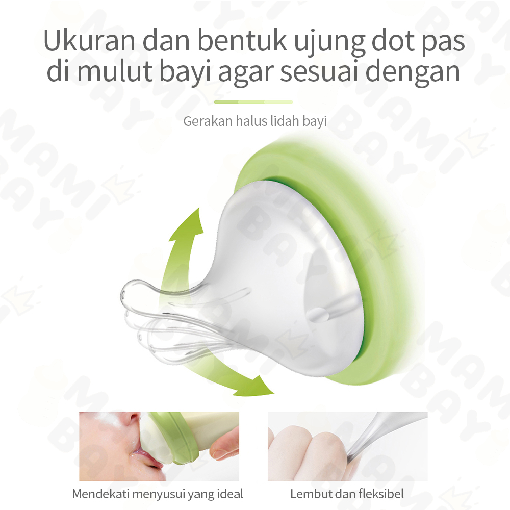 OKEYI Dot bayi untuk wide neck mengganti nipple dot bahan silikon 5cm