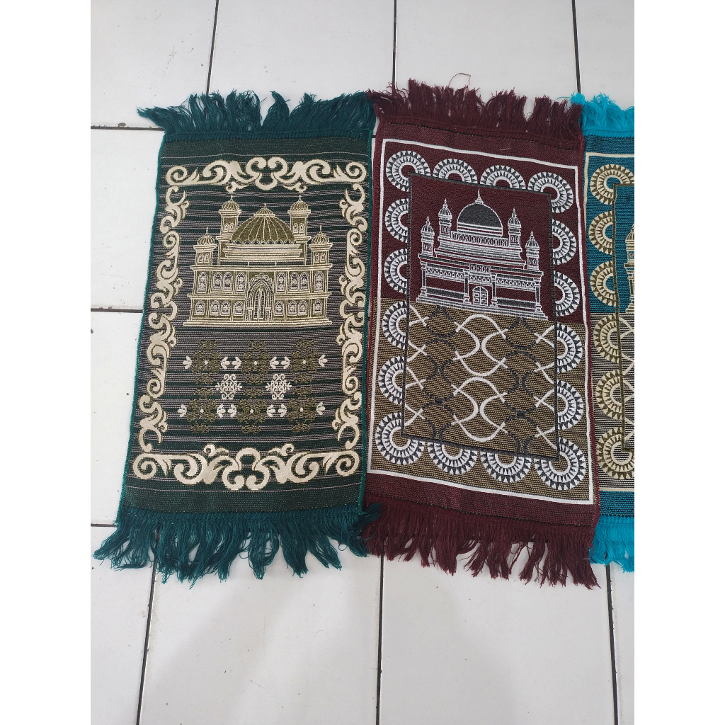 Sejadah muka ukuran 35 x 70 nurtex made in turky