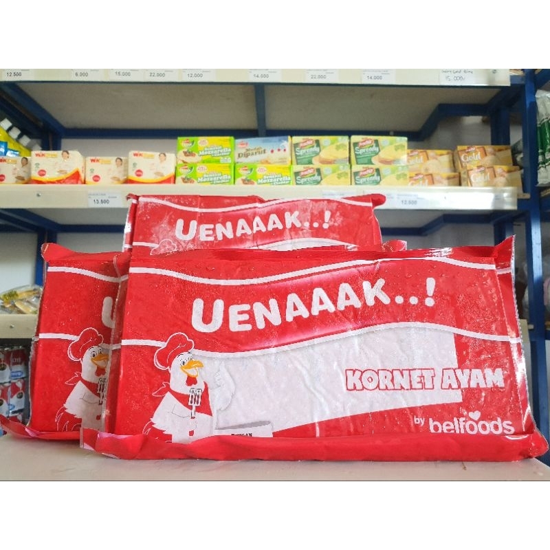 

Belfood Uenak Kornet 450Gr / Uenak Daging Kornet Ayam 450Gr / Kornet Ayam 450Gr